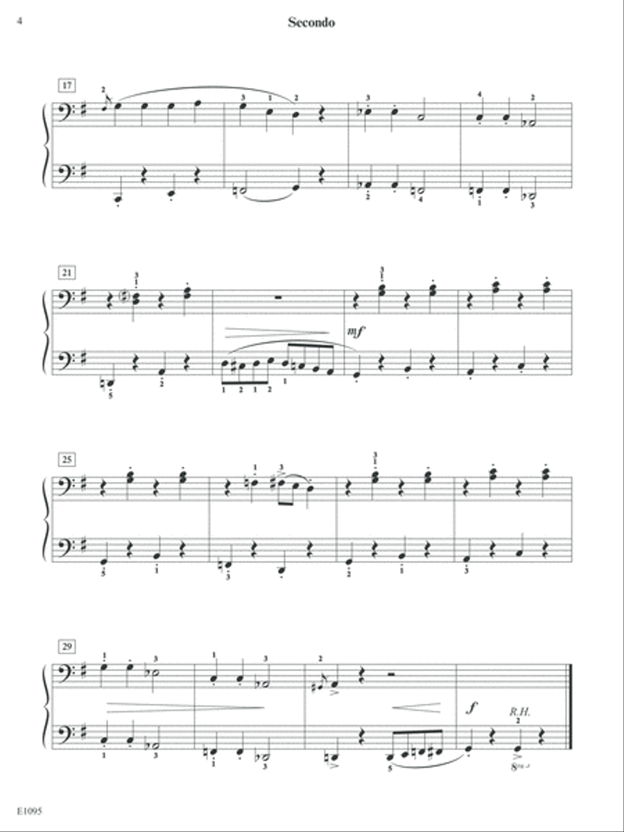 The Lone Star Suite Piano Duet scores gallery preview page 4