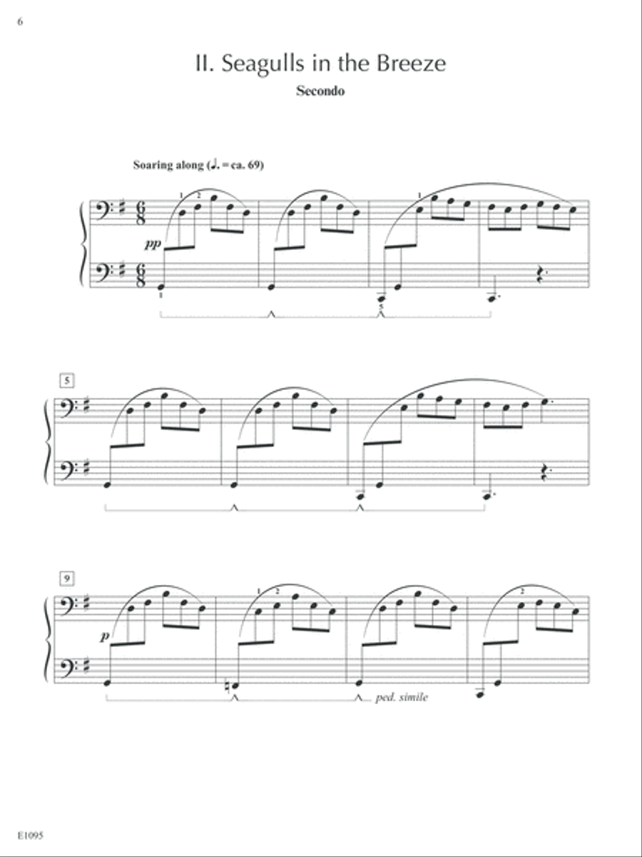 The Lone Star Suite Piano Duet scores gallery preview page 6