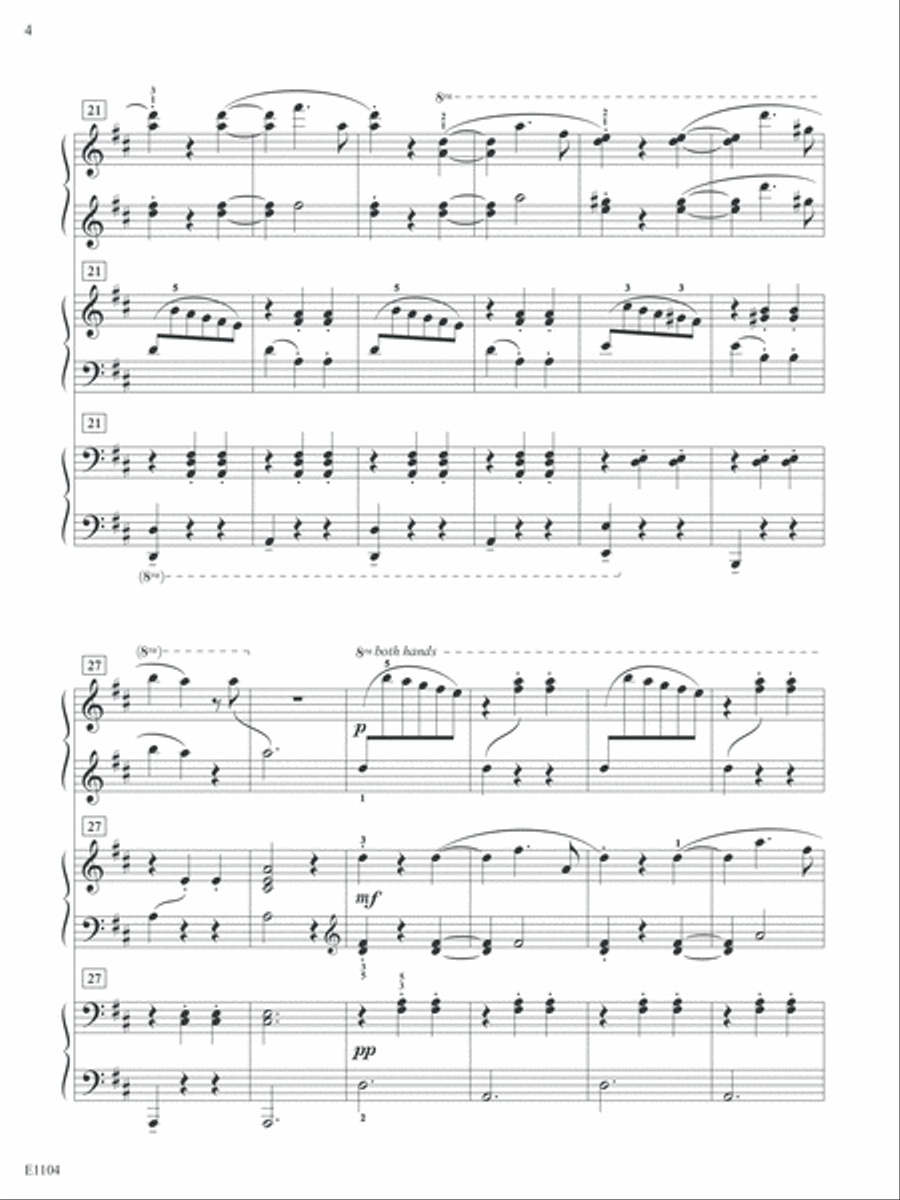 Waltz Piano scores gallery preview page 4