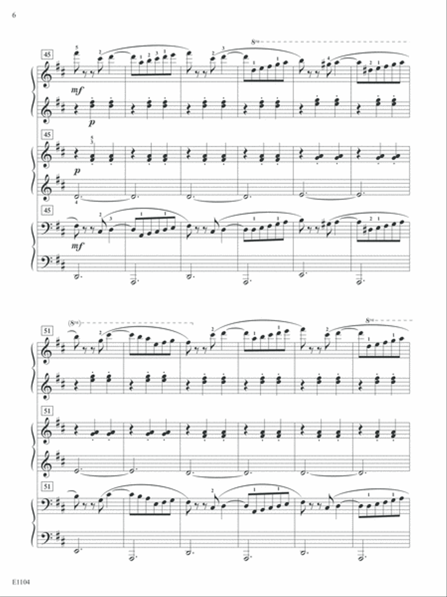 Waltz Piano scores gallery preview page 6