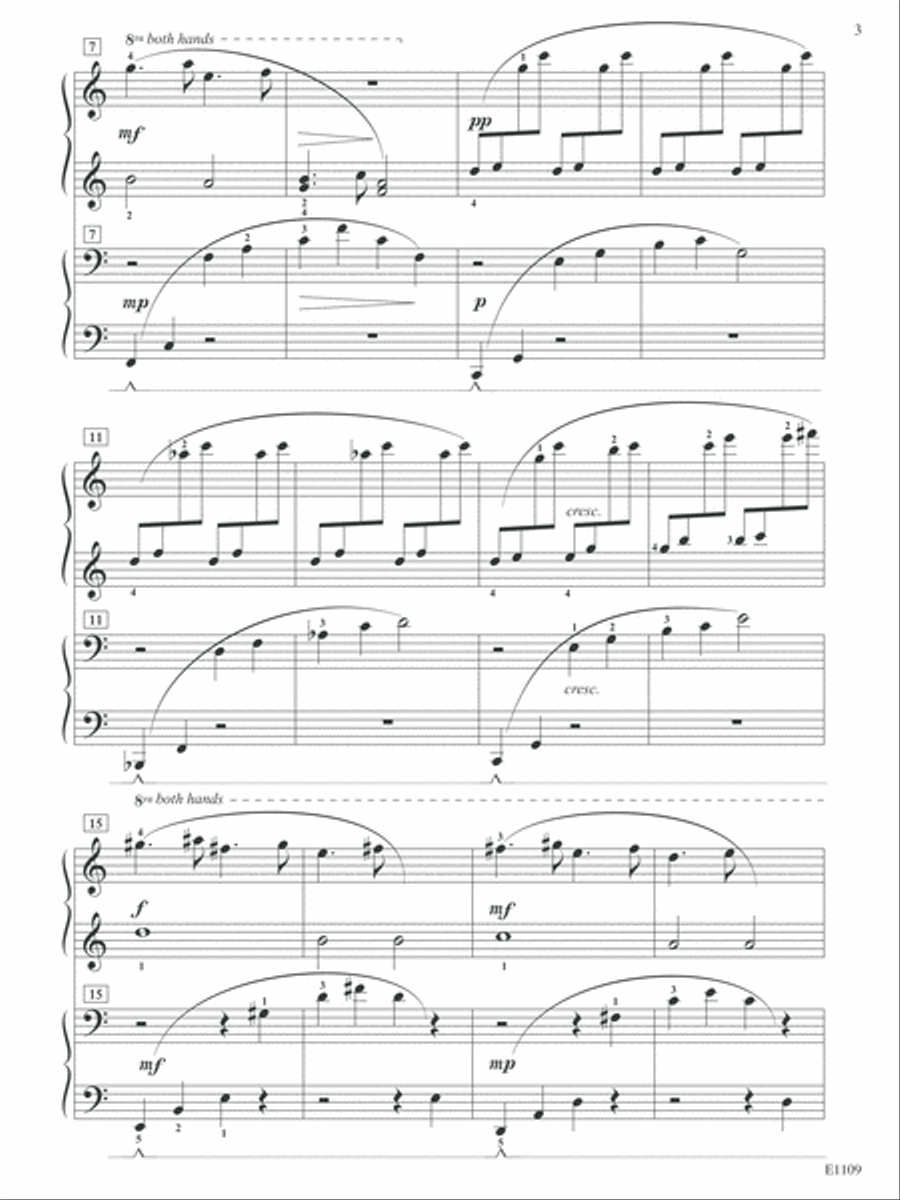 Sailing The West Wind Piano scores gallery preview page 3