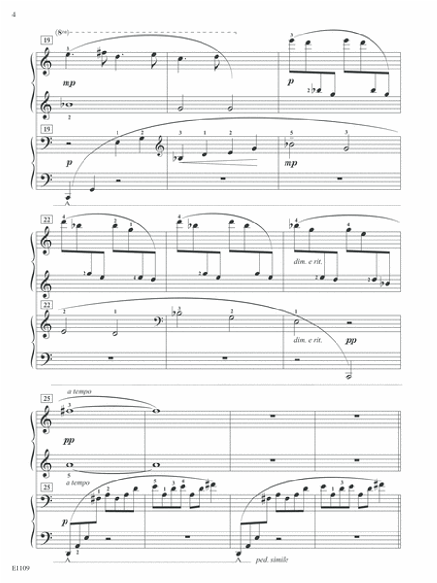Sailing The West Wind Piano scores gallery preview page 4