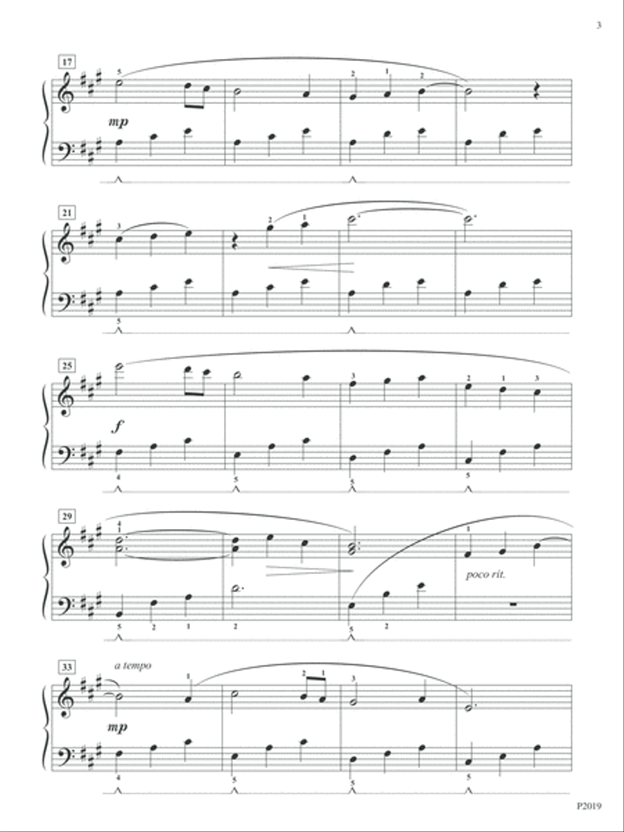 Spring's Return Piano Solo scores gallery preview page 3