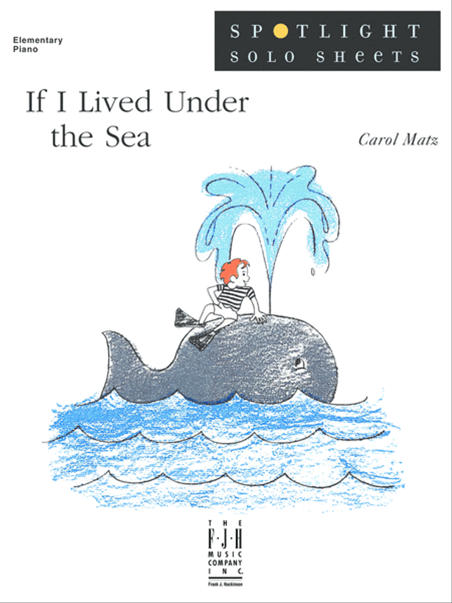 If I Lived Under the Sea Easy Piano scores gallery preview page 1