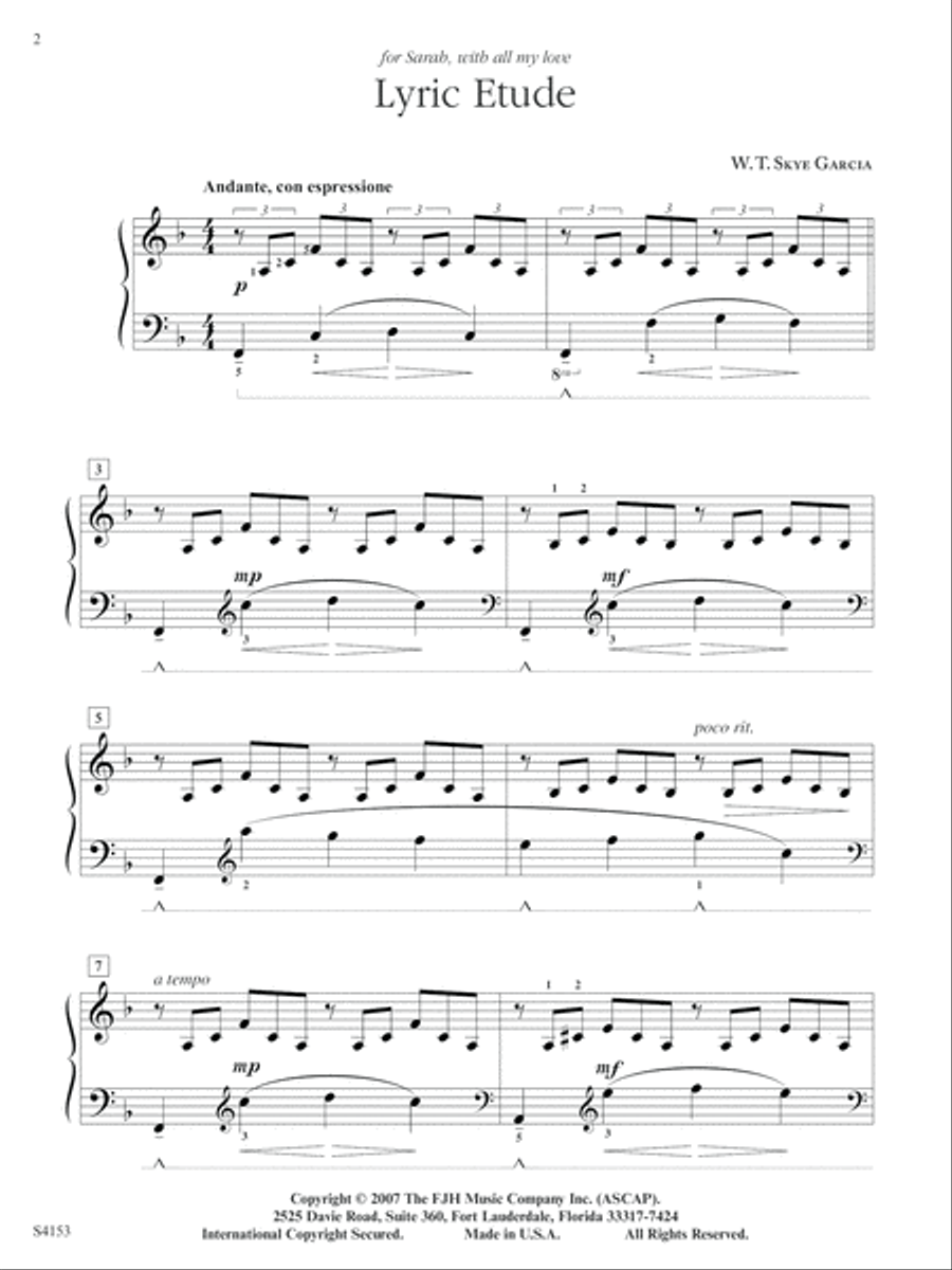 Lyric Etude Piano Method scores gallery preview page 2