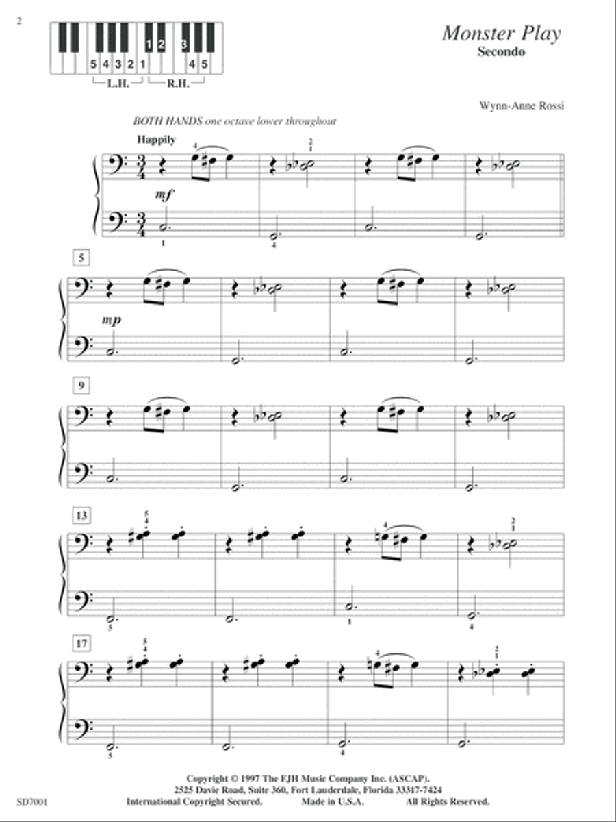 Monster Play Easy Piano scores gallery preview page 2