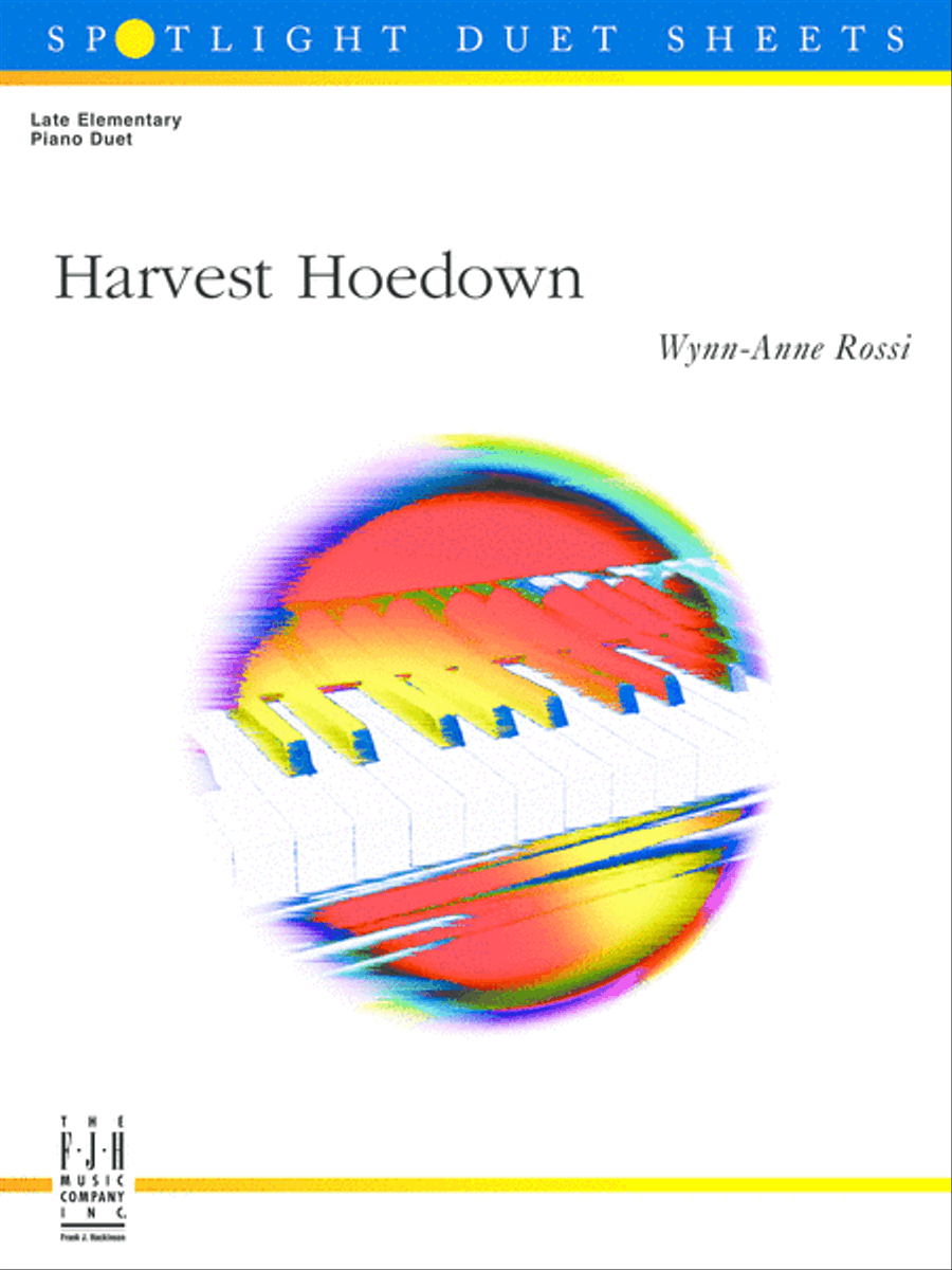 Harvest Hoedown Piano Duet scores gallery preview page 1
