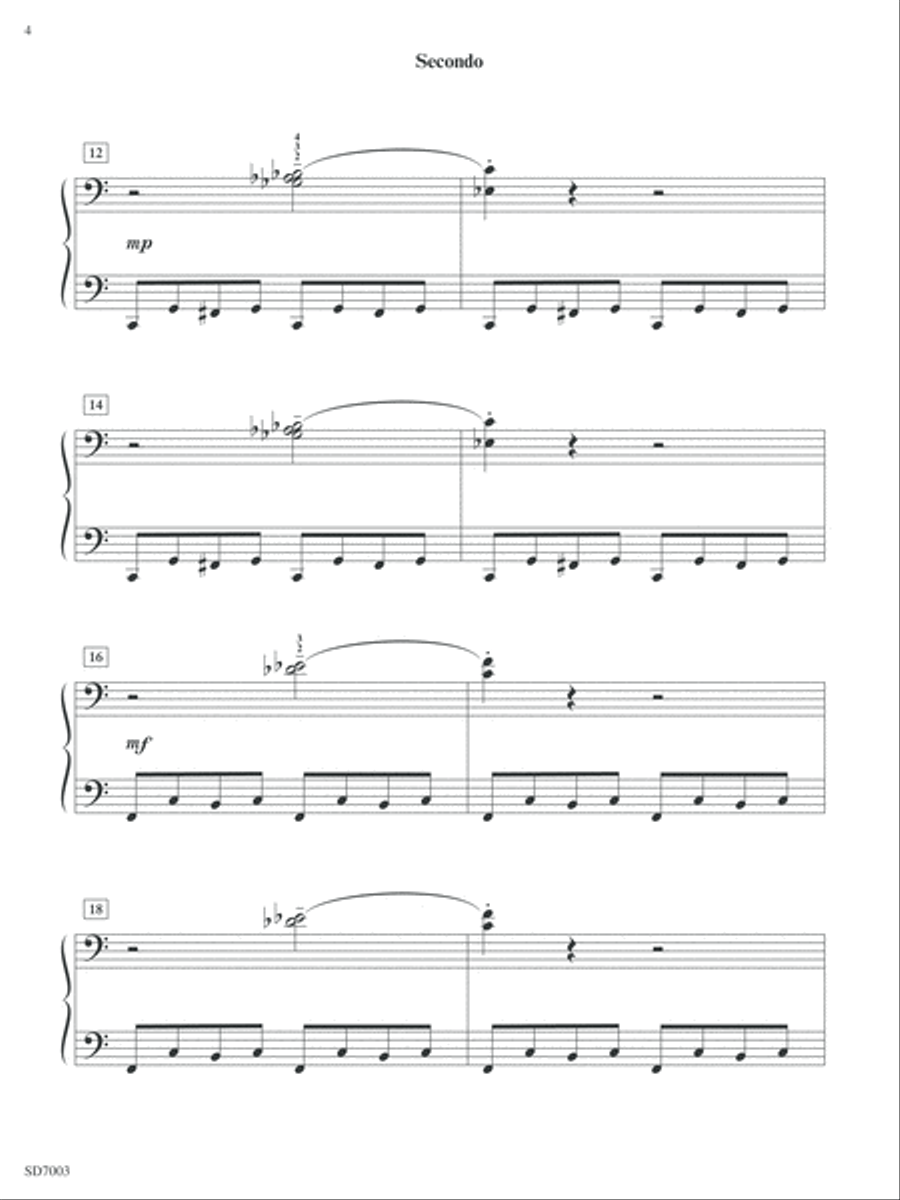 Transylvania Trainride Piano Duet scores gallery preview page 4