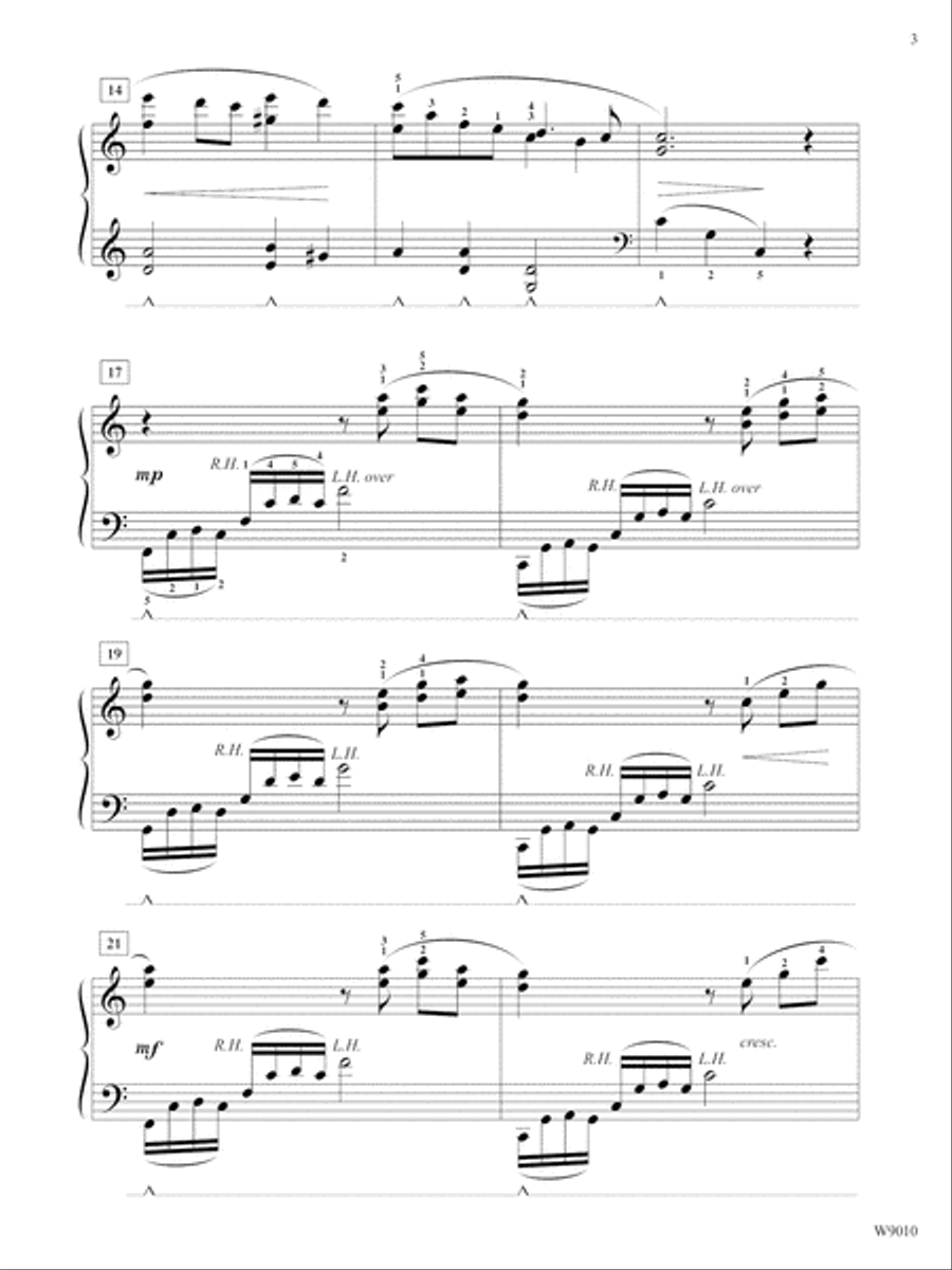 Tokyo Twilight Piano Solo scores gallery preview page 3