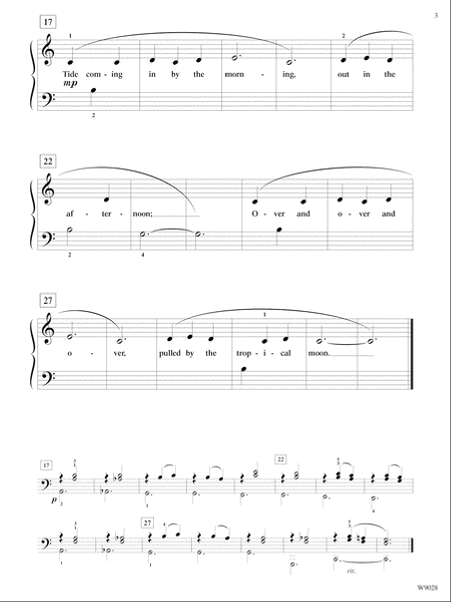 Tropical Breezes Easy Piano scores gallery preview page 3