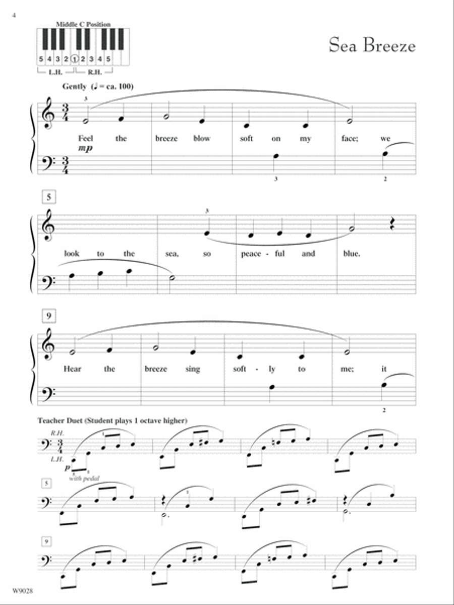 Tropical Breezes Easy Piano scores gallery preview page 4