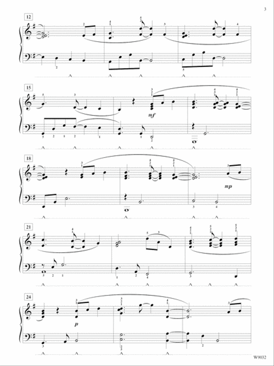 Mountain Memories Piano Solo scores gallery preview page 3