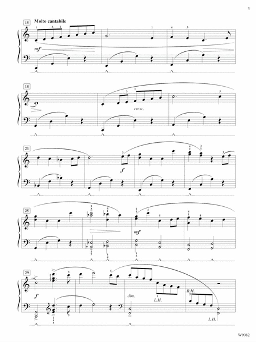 Morning Vista Piano Solo scores gallery preview page 3