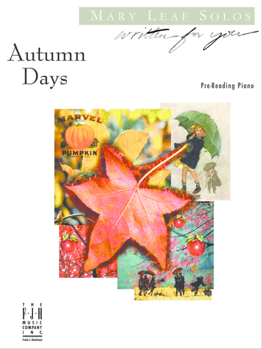 Autumn Days Easy Piano scores gallery preview page 1