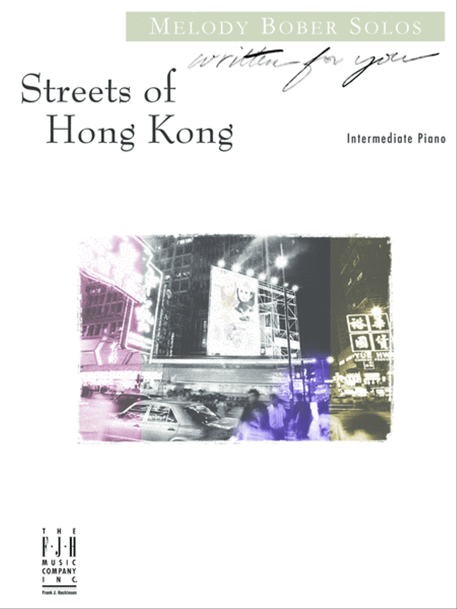Streets of Hong Kong Piano Solo scores gallery preview page 1