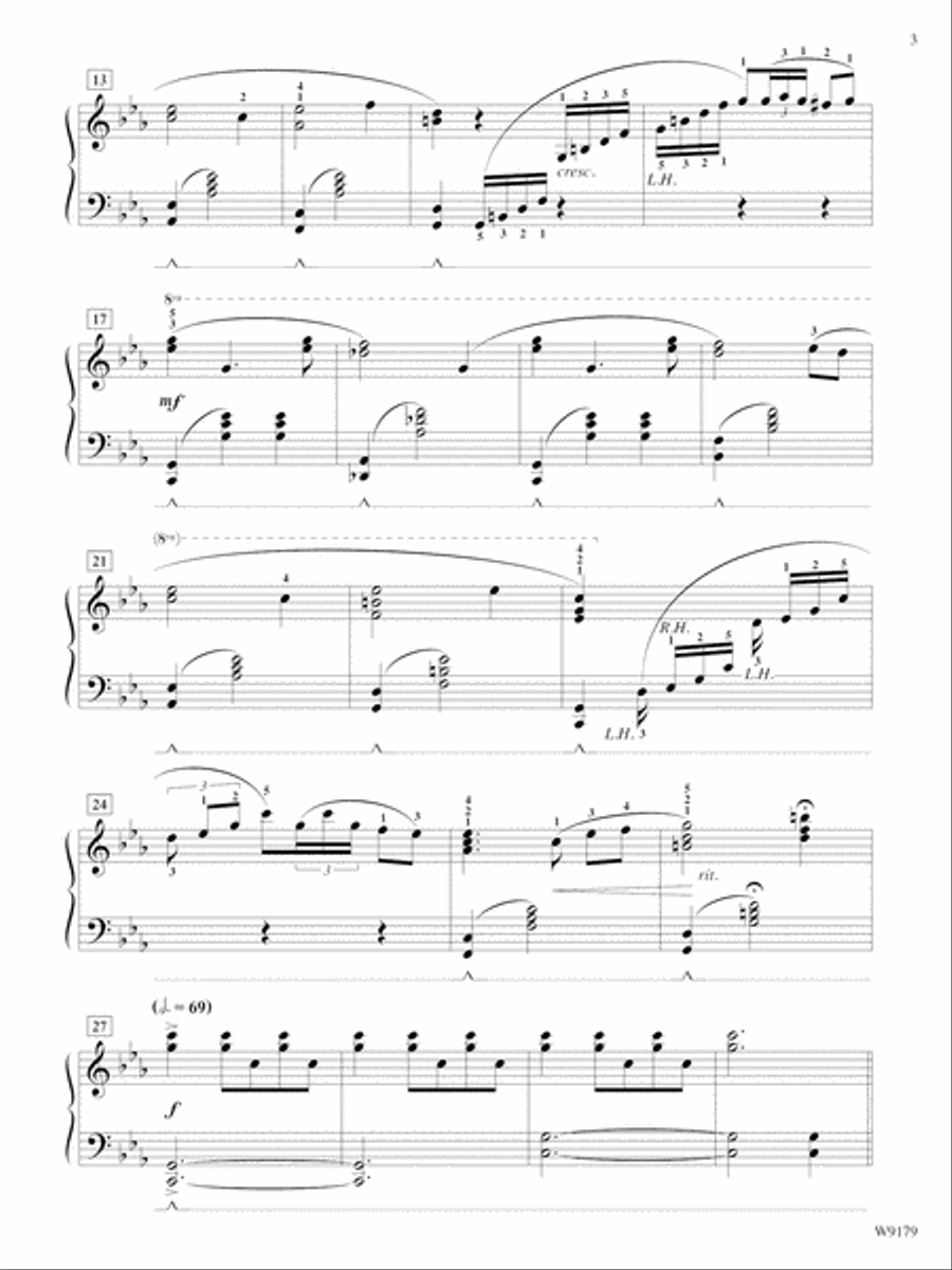 Spanish Rhapsody Piano Solo scores gallery preview page 3