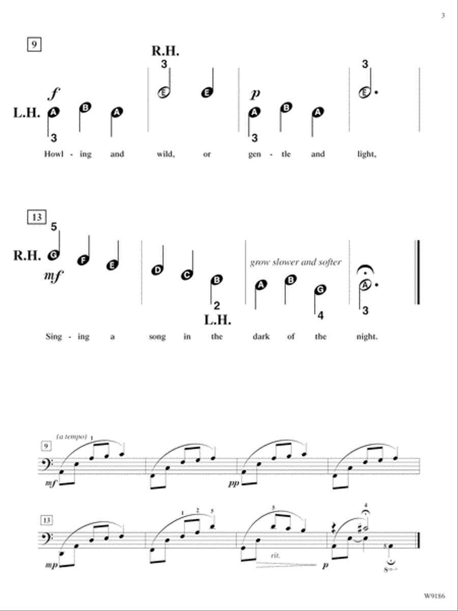 Night Songs Easy Piano scores gallery preview page 3