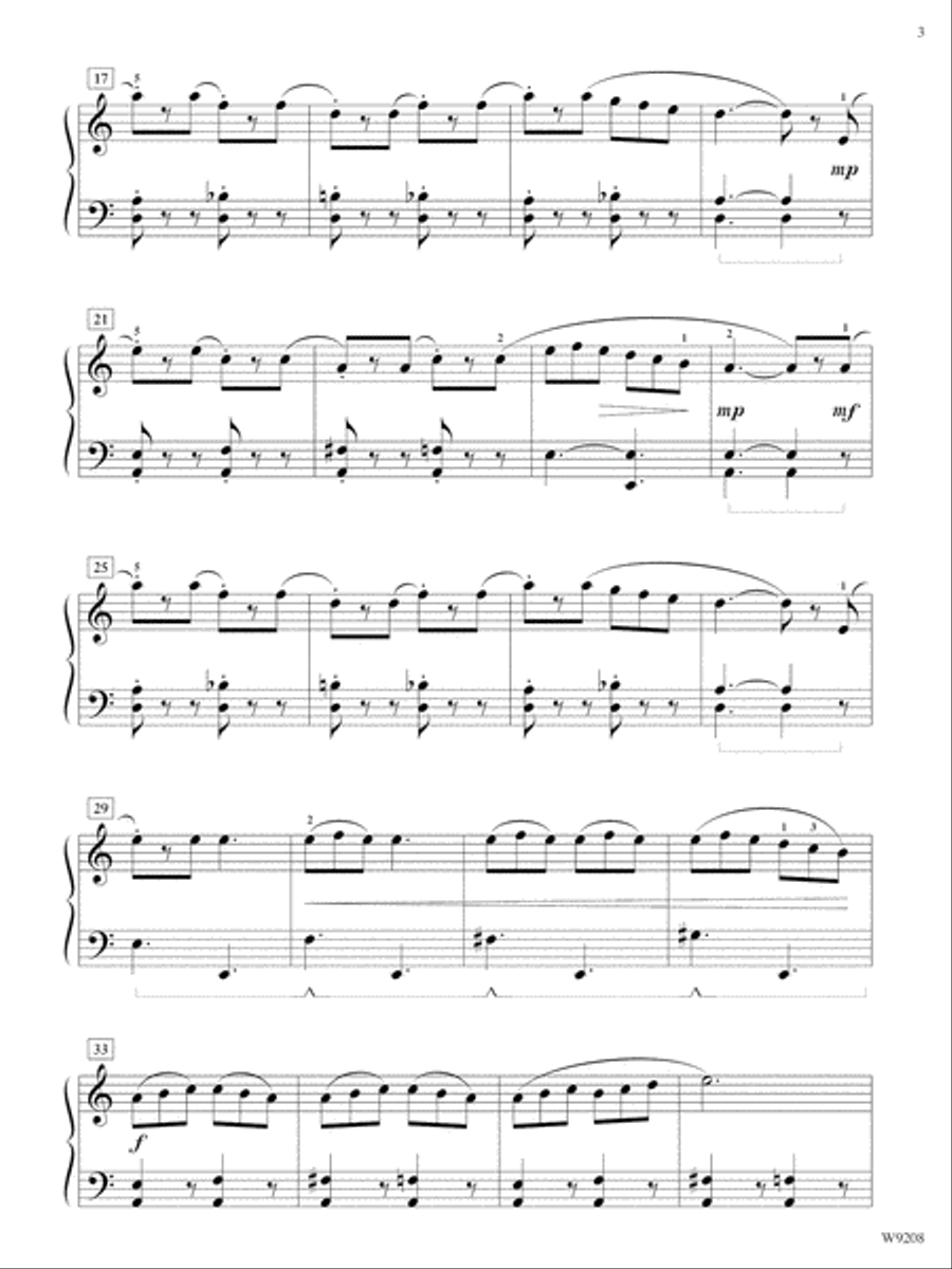 Night Flight Piano Solo scores gallery preview page 3