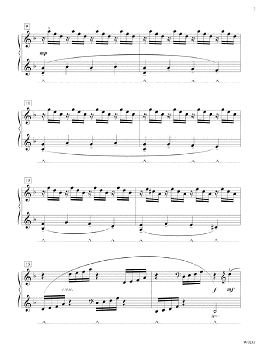 Midnight Escapade Piano Solo scores gallery preview page 3