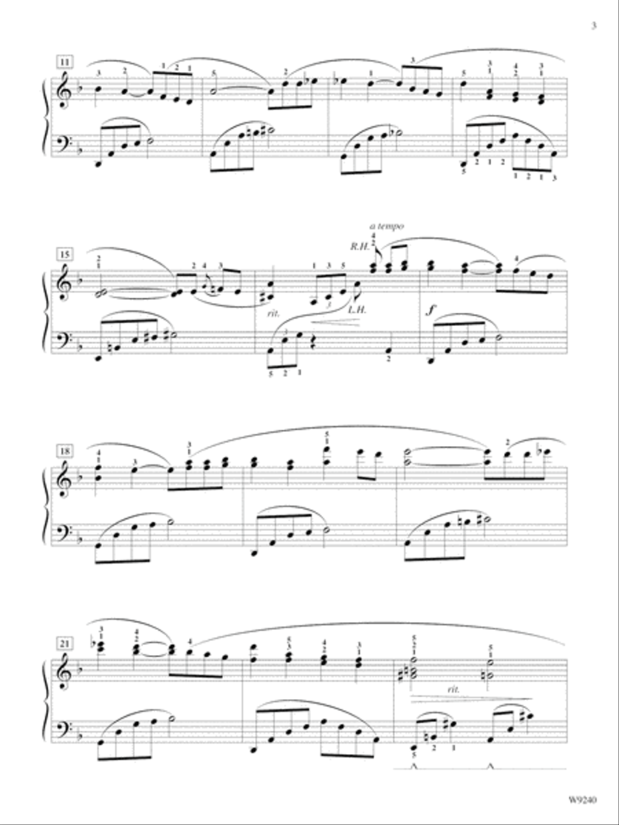 Moonlight Fantasy Piano Solo scores gallery preview page 3