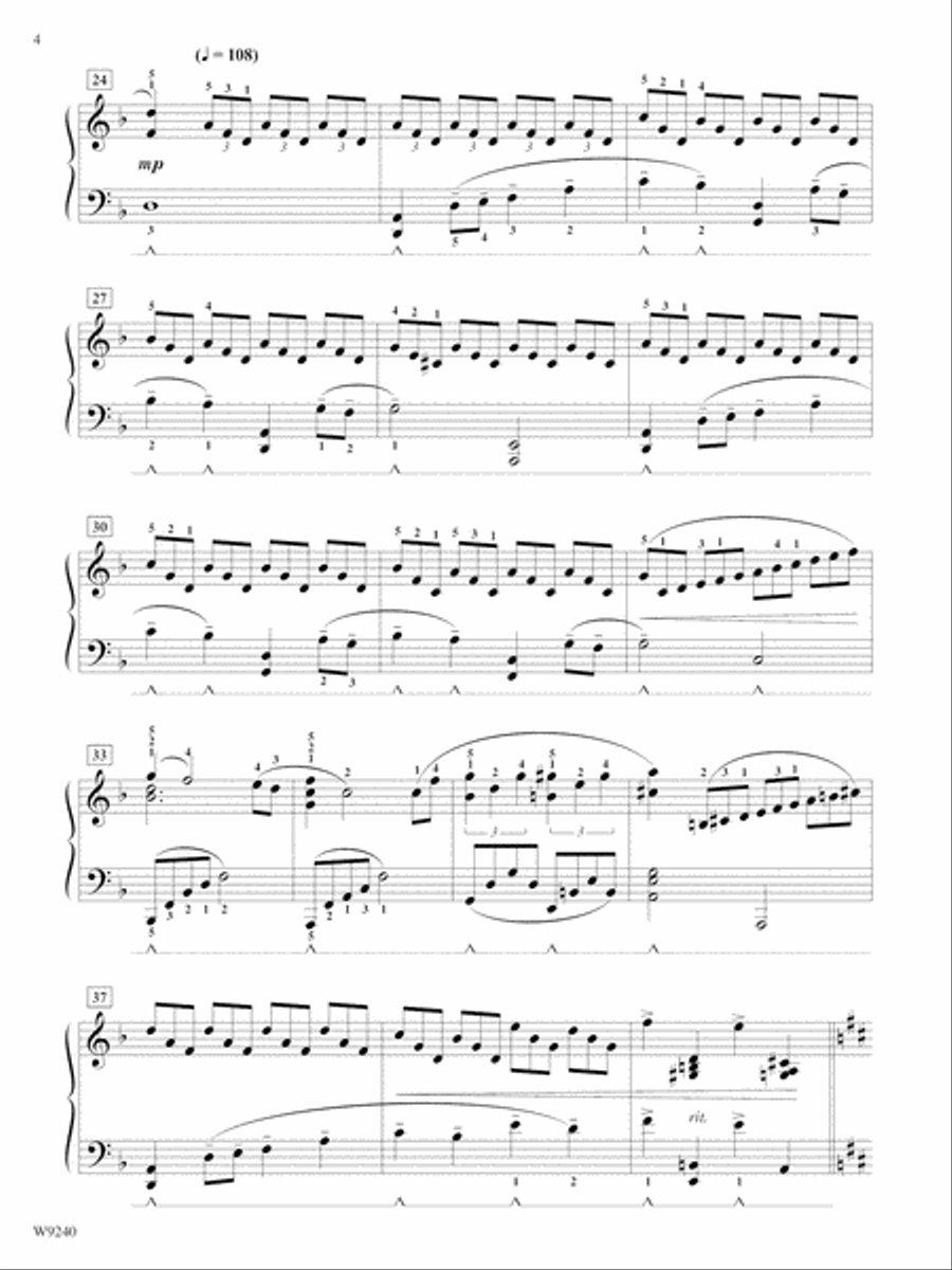 Moonlight Fantasy Piano Solo scores gallery preview page 4
