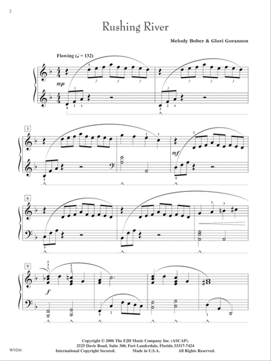 Rushing River Piano Solo scores gallery preview page 2