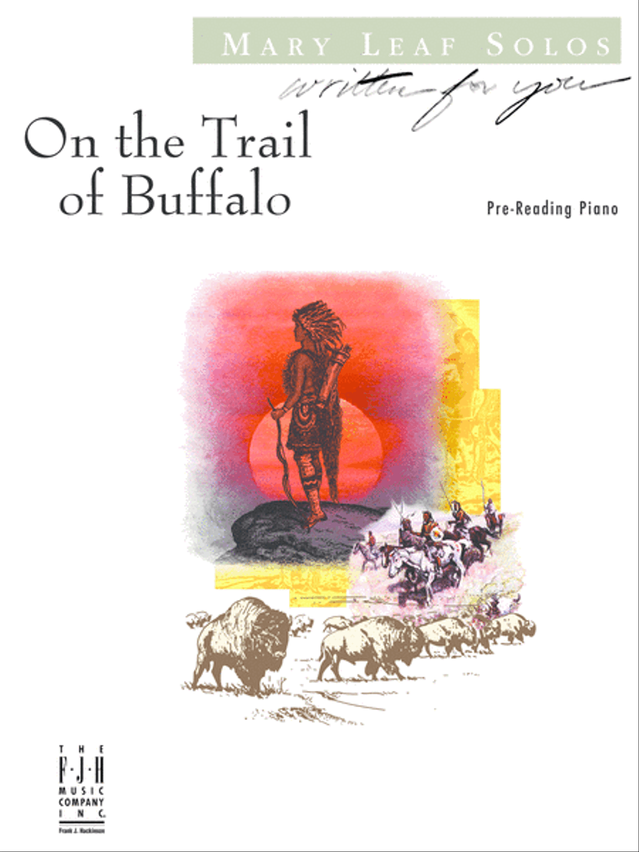 On the Trail of Buffalo Easy Piano scores gallery preview page 1