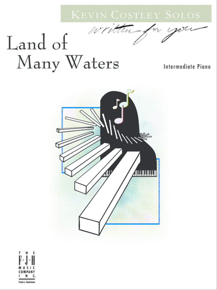 Land of Many Waters Piano Solo scores gallery preview page 1