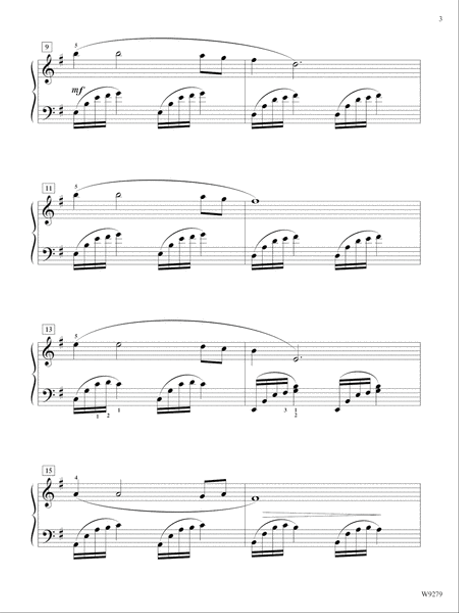 Land of Many Waters Piano Solo scores gallery preview page 3