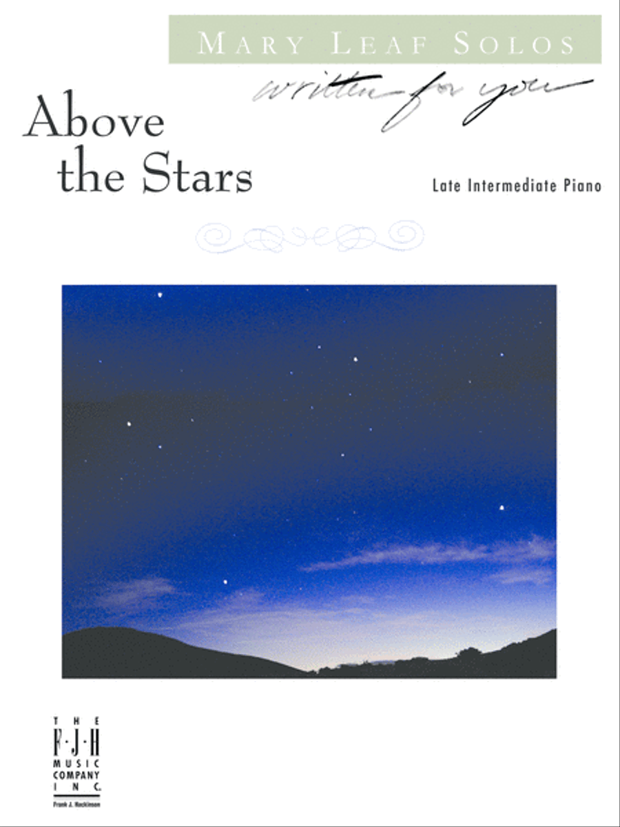 Above the Stars Piano Solo scores gallery preview page 1