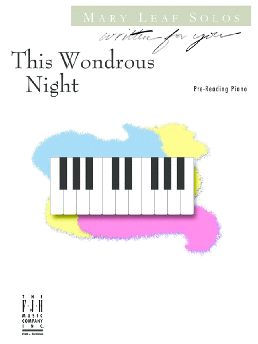 This Wondrous Night Easy Piano scores gallery preview page 1