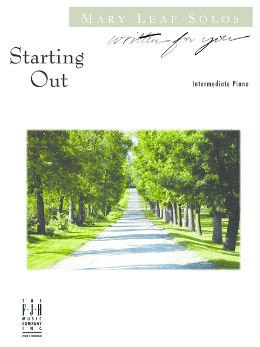 Starting Out Piano Solo scores gallery preview page 1