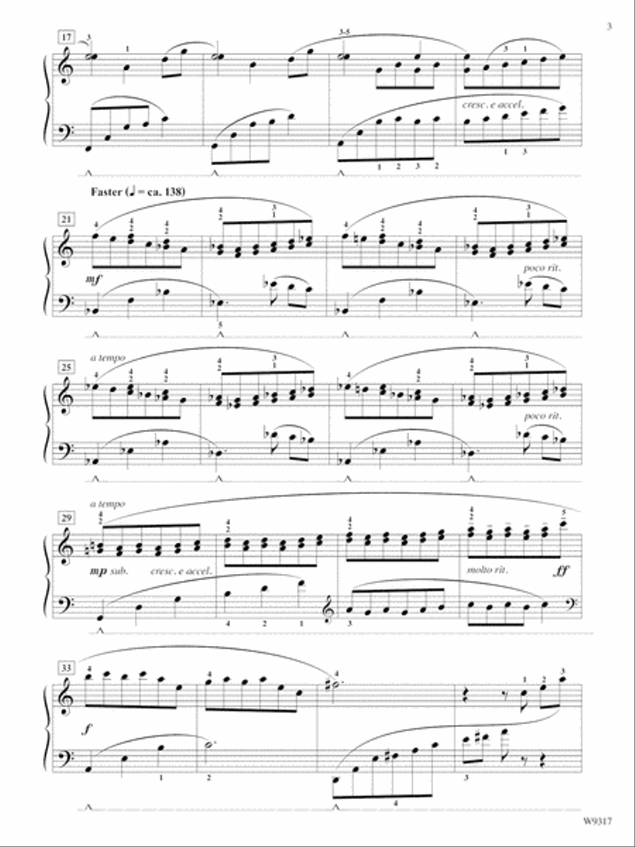 Flight of the Mourning Dove Piano Solo scores gallery preview page 3