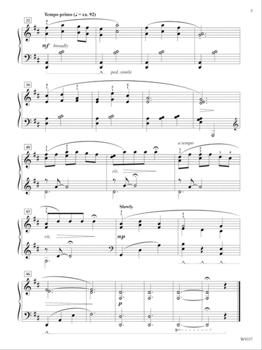 A Walk Through Time Suite Piano Solo scores gallery preview page 5