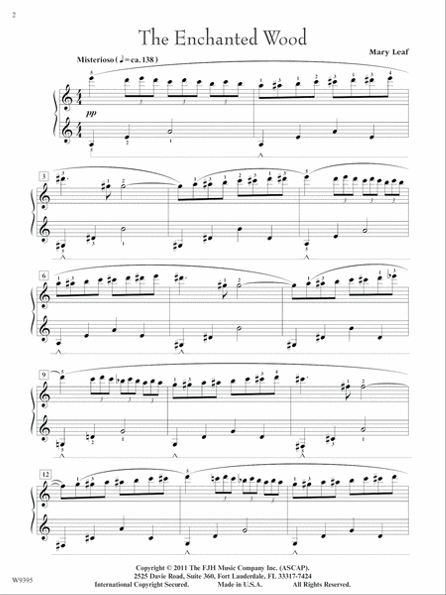 The Enchanted Wood Piano Solo scores gallery preview page 2
