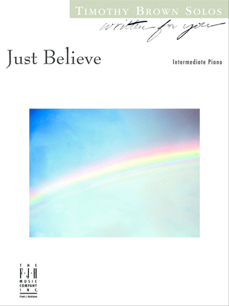 Just Believe Piano Solo scores gallery preview page 1