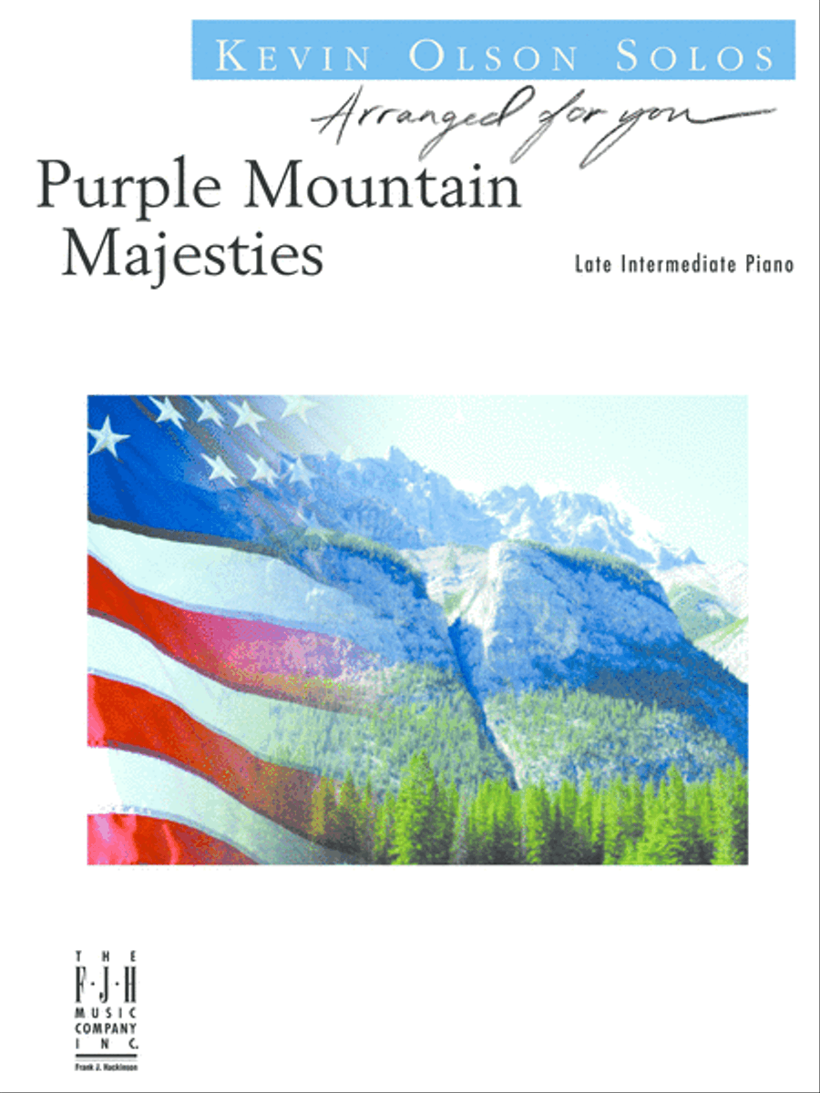 Purple Mountain Majesties Piano Solo scores gallery preview page 1