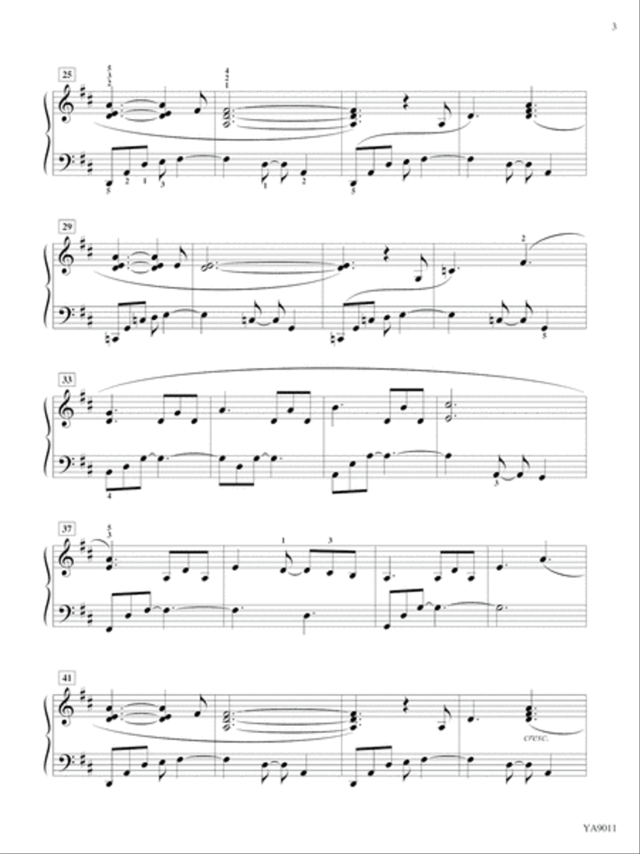 Purple Mountain Majesties Piano Solo scores gallery preview page 3