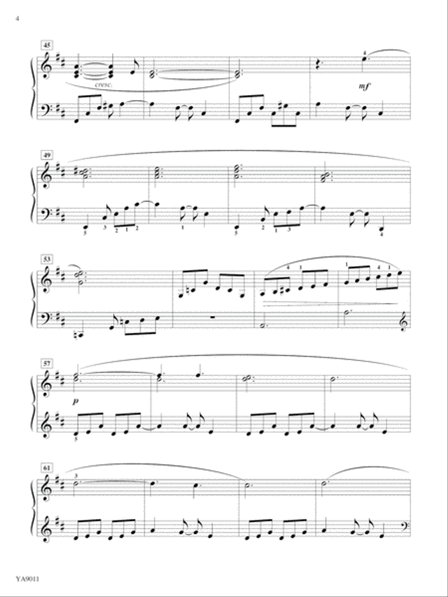 Purple Mountain Majesties Piano Solo scores gallery preview page 4