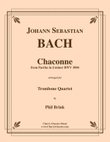Chaconne from Partita in d minor BWV 1004 for Trombone Quartet