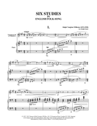 Six Studies in English Folksong for Trumpet or Flugelhorn Flugelhorn scores gallery preview page 5
