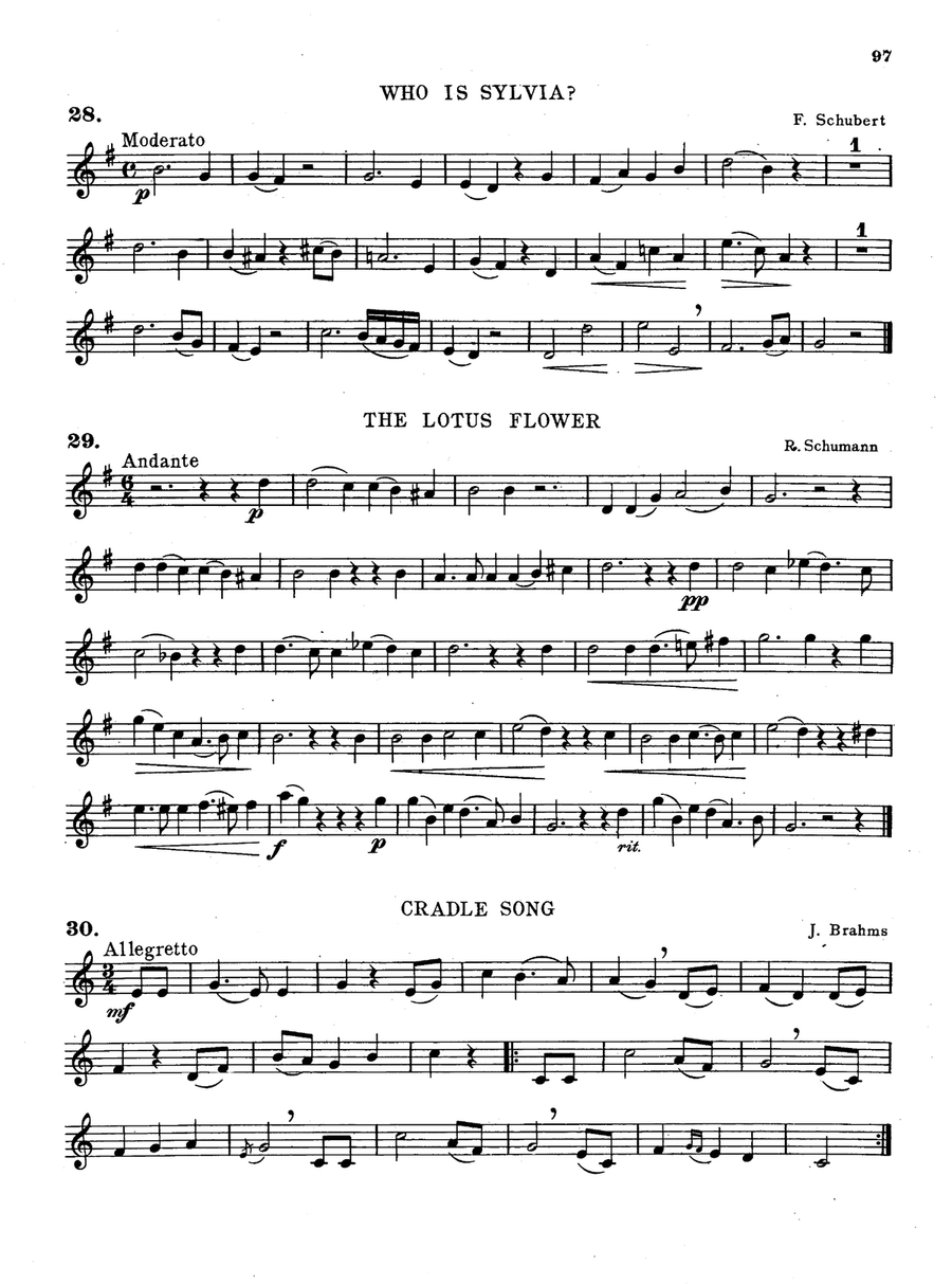 Foundation to Cornet or Trumpet Playing, An Elementary Method Cornet scores gallery preview page 9