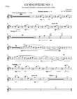 Gymnopedie No. 1 (for small chamber orchestra and solo violin)
