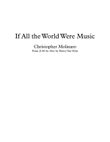 If All the World Were Music