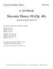 Dvorak Slavonic Dance #8 (violin, viola, or cello quintet)