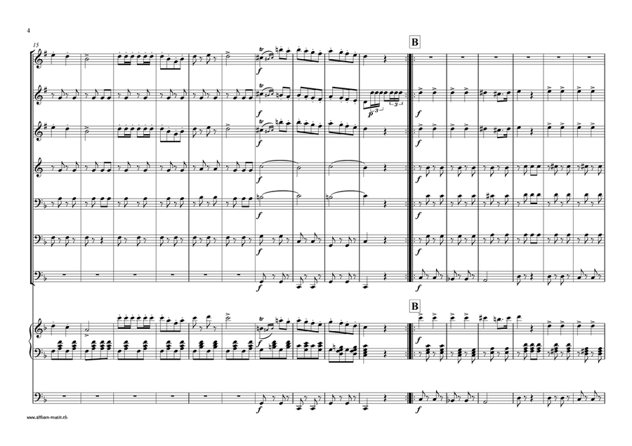 Sturm-Marsch-Galopp Sturm-Marsch-Galopp Brass Ensemble scores gallery preview page 5