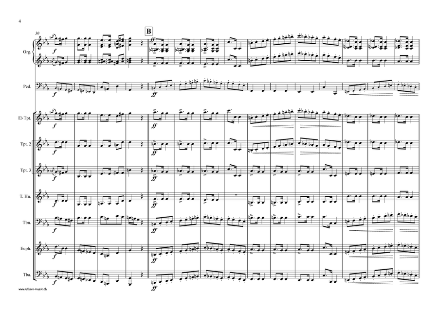March in C minor Brass Ensemble scores gallery preview page 5