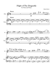 Flight Of The Dragonfly for Flute and Piano
