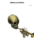 Skeleton Jazz Wizard