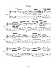 Elegy in e-flat minor